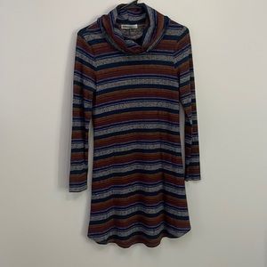 Long sleeve turtle neck dress